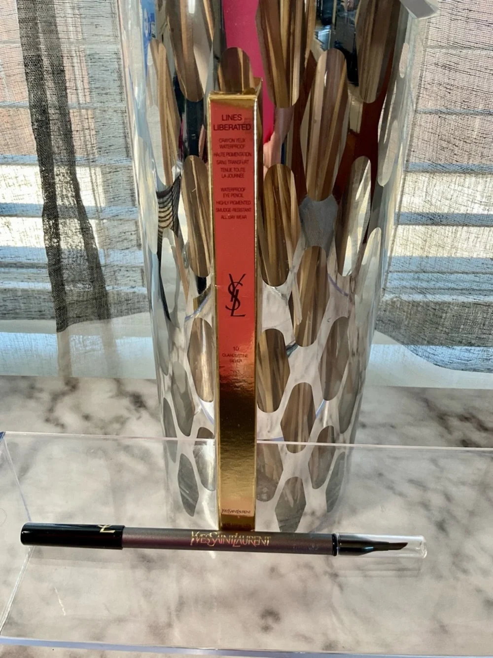 Yves Saint Laurent Lines Liberated Eyeliner-10 Clandestine Silver